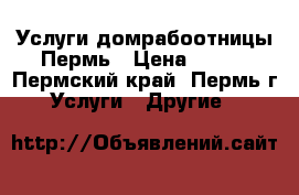 Услуги домрабоотницы Пермь › Цена ­ 400 - Пермский край, Пермь г. Услуги » Другие   